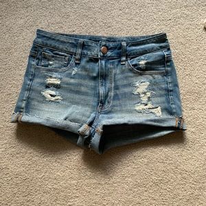 American Eagle High-Waisted 360° Stretch Shorts